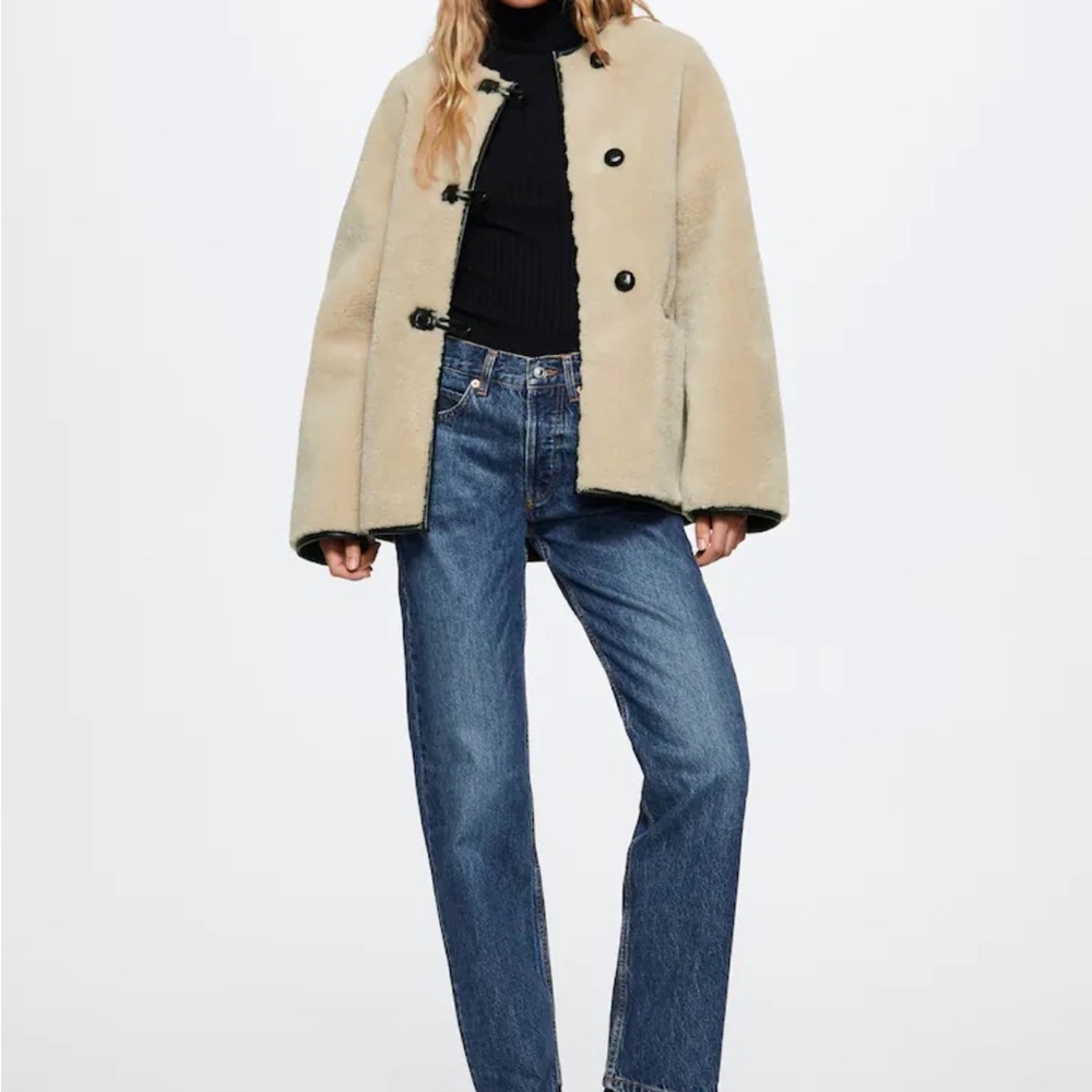 Mango Fur Jacket NWT